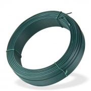 Viazací drôt poplastovaný 2,0 mm, dĺžka 100 m, zelený