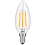 Avide LED žiarovka Filament Candle 4W E14 NW