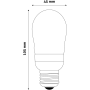 Avide LED žiarovka 6W E27 Globe Mini B45 NW neutrálna biela