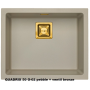 QUADRIX 50 G02 pebble Monarch spodná montáž farba G02 pebble + sifon gold