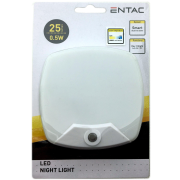 ENTAC ENL-RS-0.5W-DS  Svietidlo nočné 0,5W štvorec biely