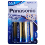 Panasonic EVOLTA alkaline AA; LR06; blister 6ks