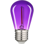 Avide dekoračná LED Filament 0,6W E27 fialová