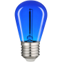 Avide dekoračná LED Filament 0,6W E27 modrá