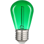 Avide dekoračná LED Filament 0,6W E27 zelená