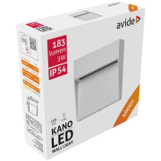 Avide AOLS3WLED-KAS Outdoor lampa LED schod. Kano 3W NW IP54