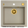 ALVEUS FORMIC 20 G02 pebble MONARCH - spodná montáž so sifonom gold