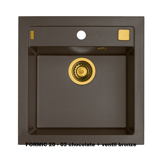 ALVEUS FORMIC 20 G03 chocolate MONARCH - spodná montáž so sifónom gold