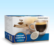 kávová poduška bez kofeinu /modrý obal/16 kusov balenie
